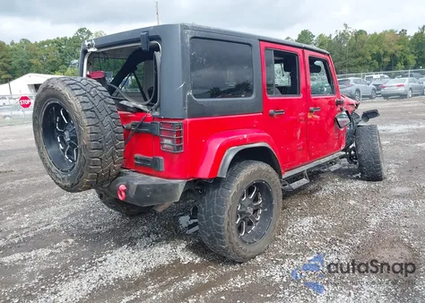 2017 Jeep Wrangler Unlimited Sahara 4X4 z USA, uszkodzony, nr VIN 1C4BJWEG8HL554783